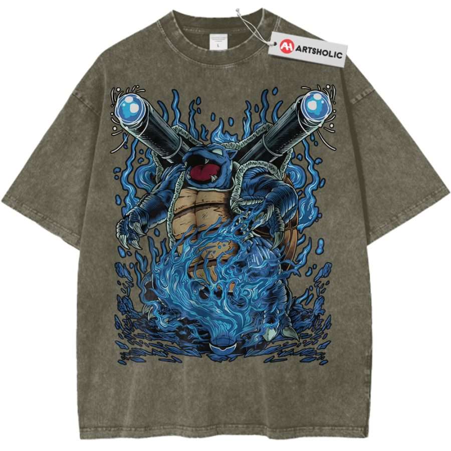 Blastoise Shirt, Pokemon Shirt, Anime Shirt, Vintage T-Shirt Blastoise Shirt, Pokemon Shirt, Anime Shirt, Vintage T-Shirt