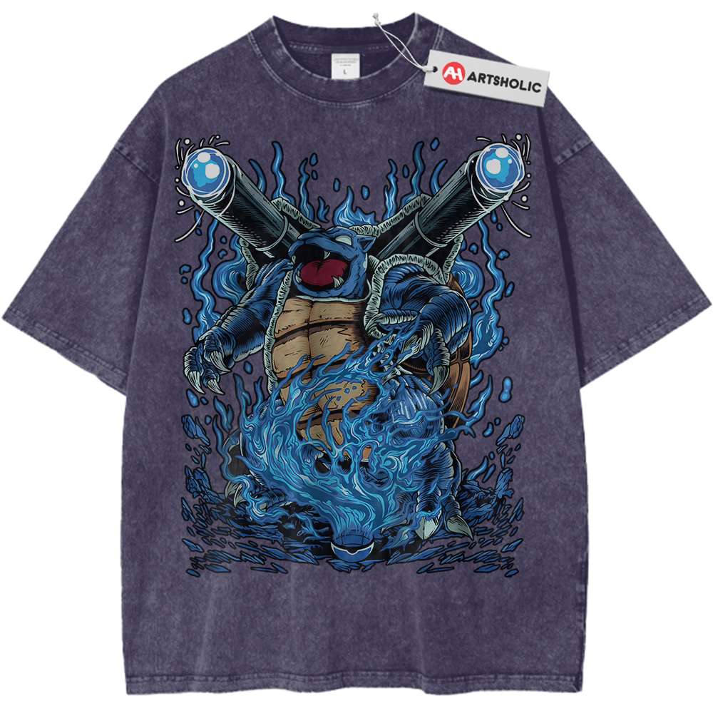 Blastoise Shirt, Pokemon Shirt, Anime Shirt, Vintage T-Shirt Blastoise Shirt, Pokemon Shirt, Anime Shirt, Vintage T-Shirt