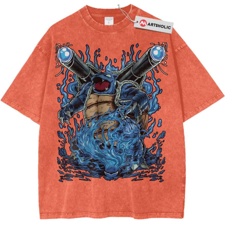 Blastoise Shirt, Pokemon Shirt, Anime Shirt, Vintage T-Shirt Blastoise Shirt, Pokemon Shirt, Anime Shirt, Vintage T-Shirt