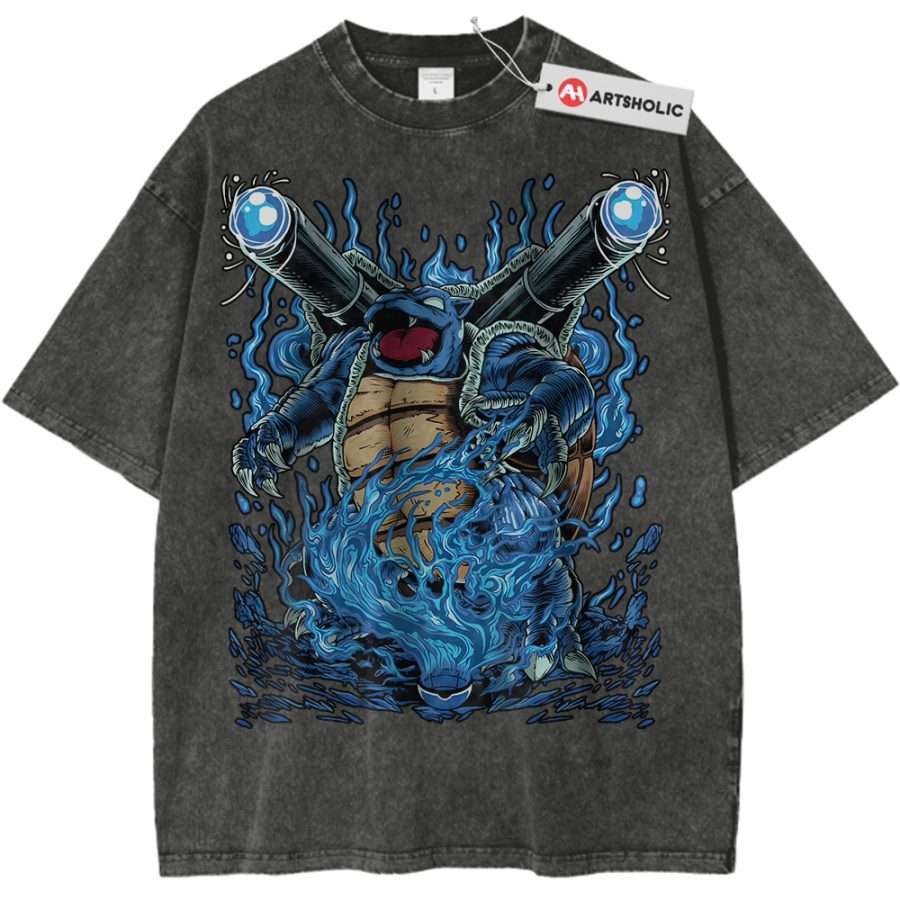 Blastoise Shirt, Pokemon Shirt, Anime Shirt, Vintage T-Shirt Blastoise Shirt, Pokemon Shirt, Anime Shirt, Vintage T-Shirt
