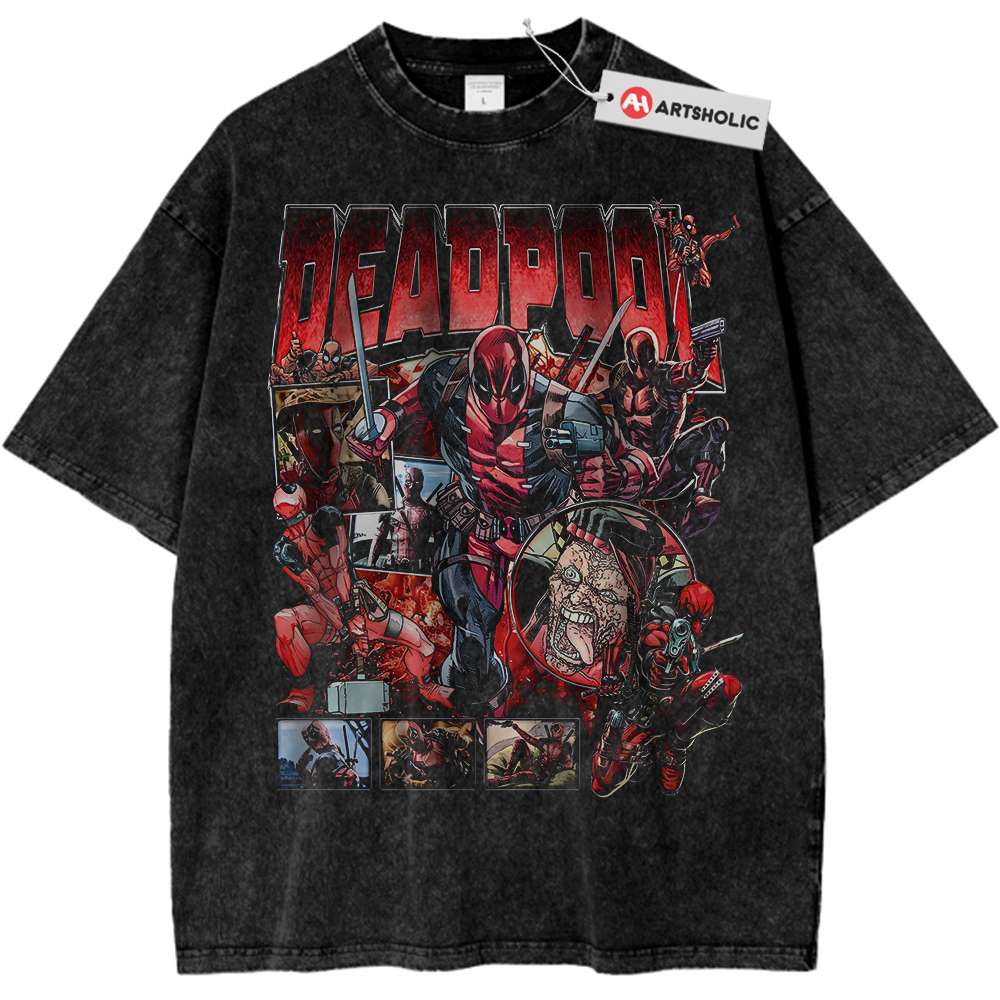 Deadpool Shirt, Marvel Comics Shirt, Vintage T-Shirt