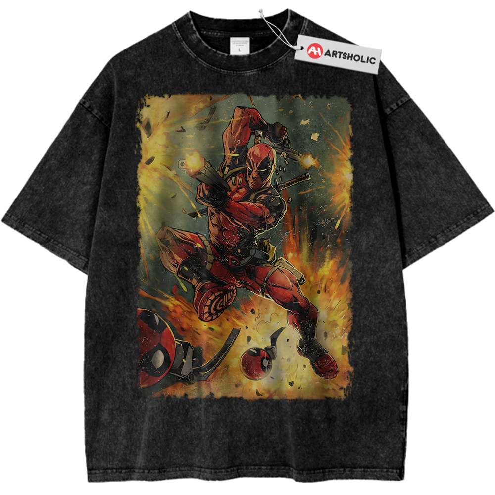 Deadpool Shirt, Marvel Comics Shirt, Vintage T-Shirt