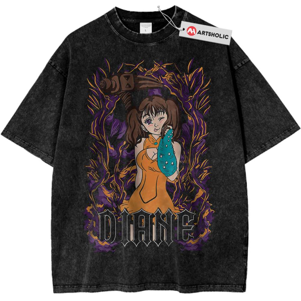 Diane Shirt, Seven Deadly Sins Shirt, Anime Shirt, Vintage T-Shirt