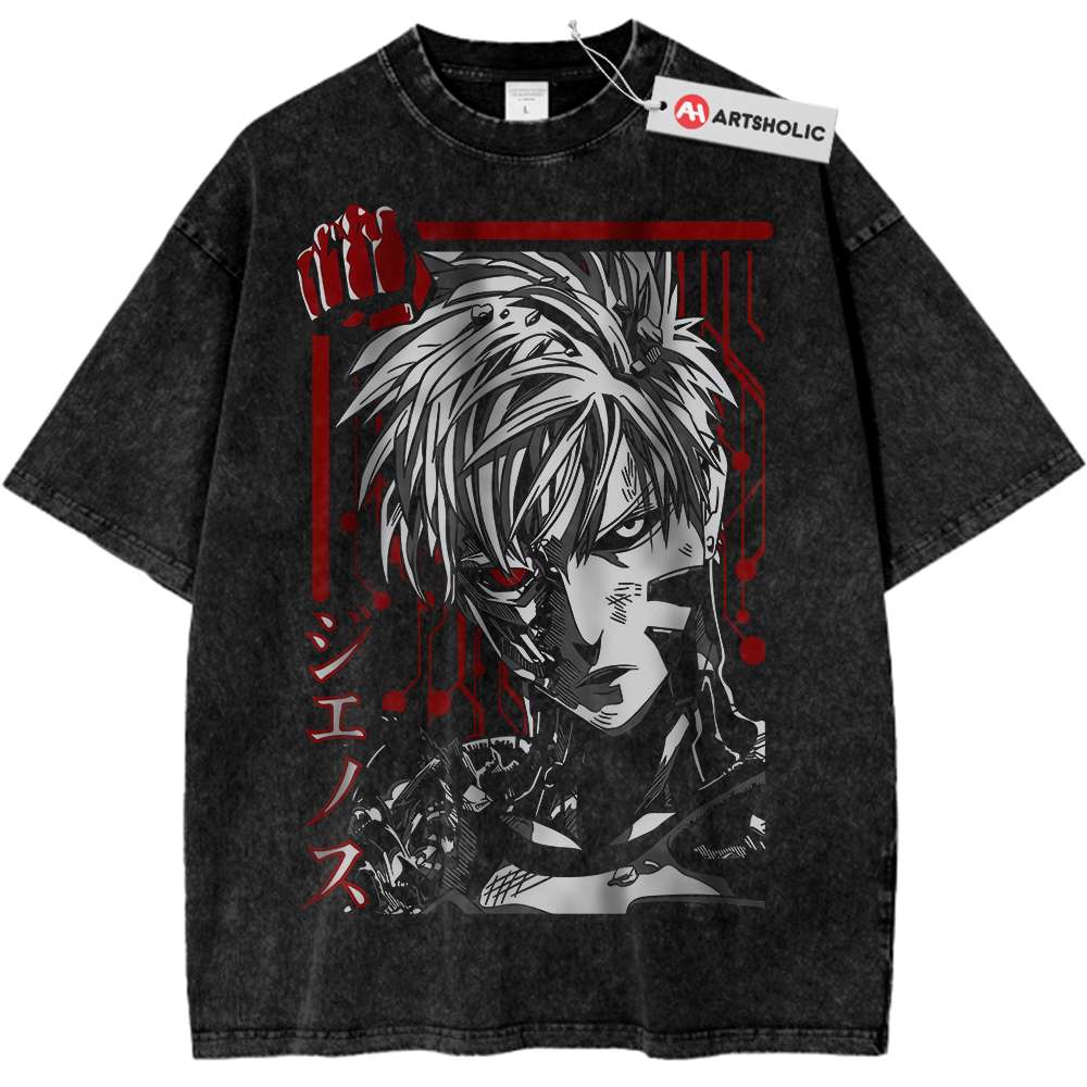 Genos Shirt, One Punch Man Shirt, Anime Shirt, Vintage T-Shirt