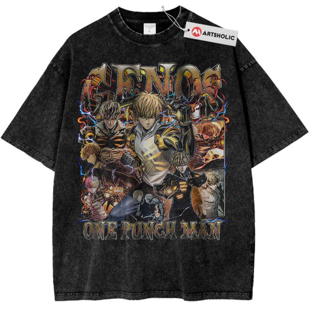 Genos Shirt, One Punch Man Shirt, Anime Shirt, Vintage T-Shirt