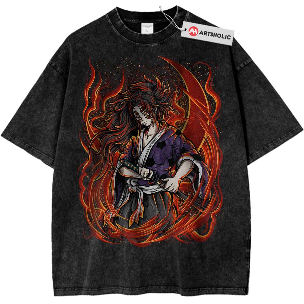 Kokushibo Shirt, Demon Slayer Shirt, Anime Shirt, Vintage T-Shirt