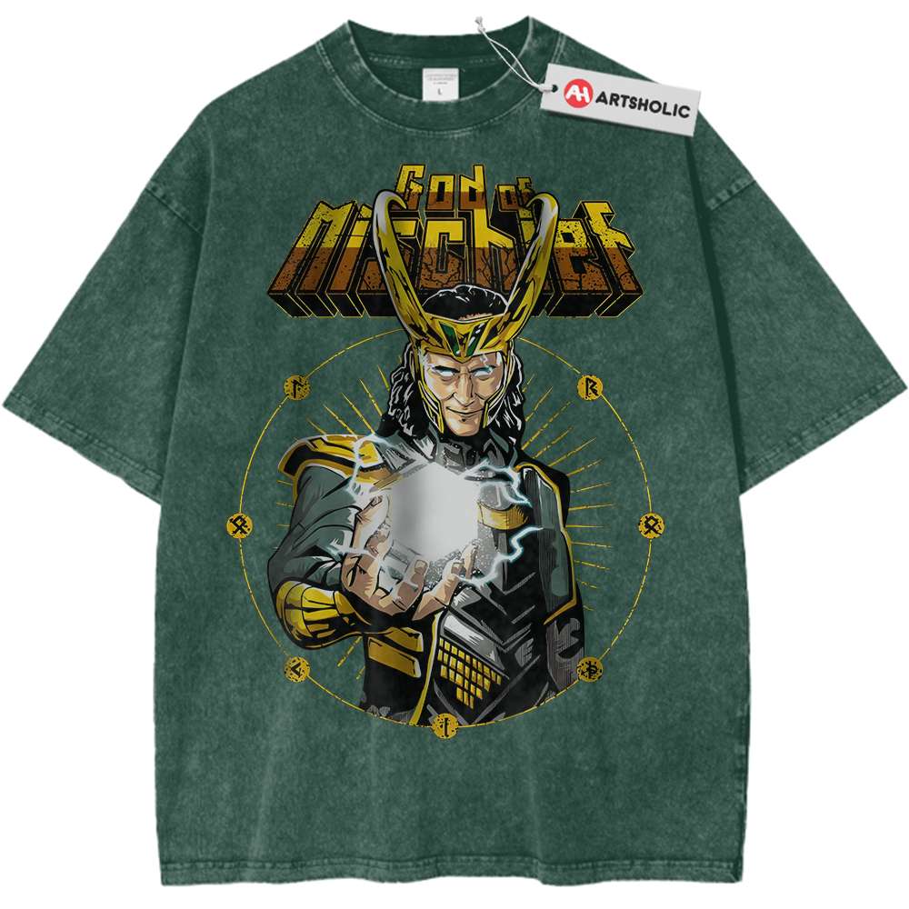 Loki Shirt, Marvel Comics Shirt, Vintage T-Shirt