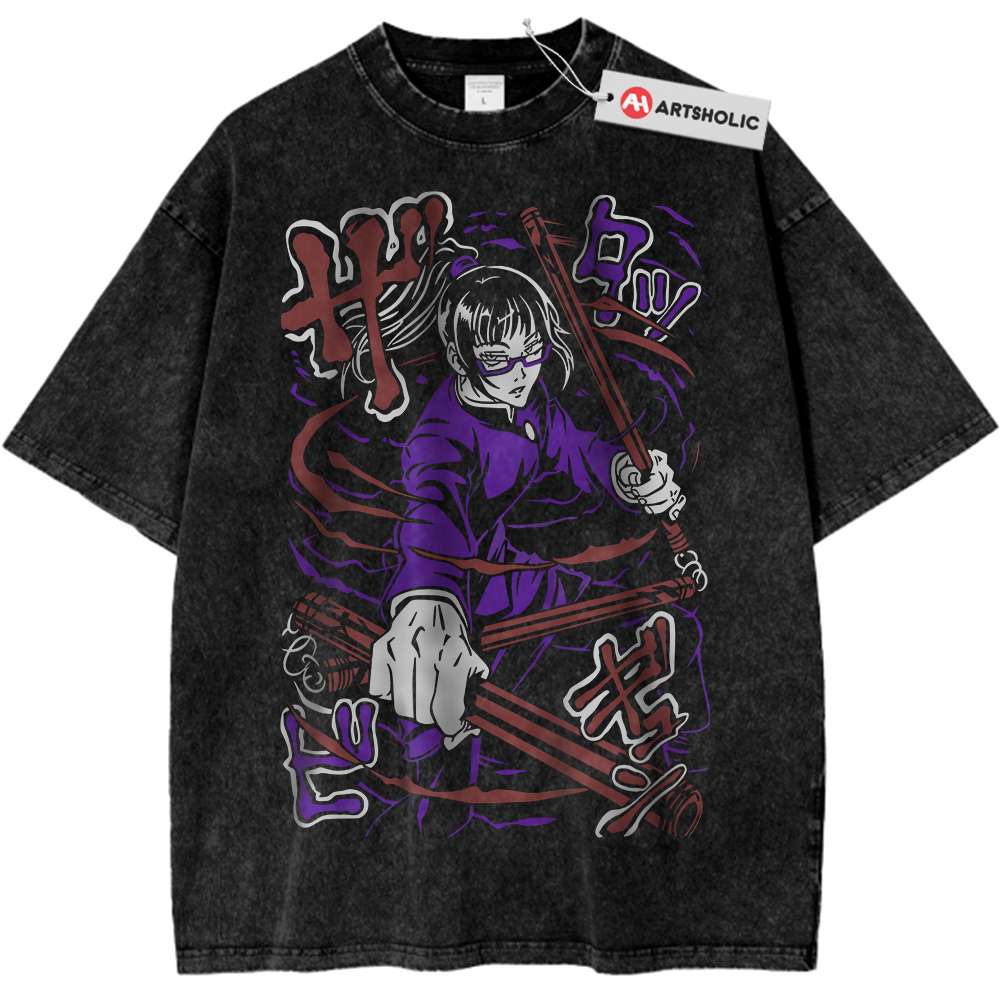 Maki Zenin Shirt, Jujutsu Kaisen Shirt, Anime Shirt, Vintage Tee