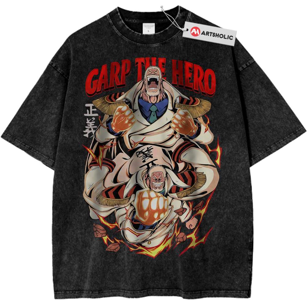 Monkey D Garp Shirt, One Piece Shirt, Anime Shirt, Vintage T-Shirt