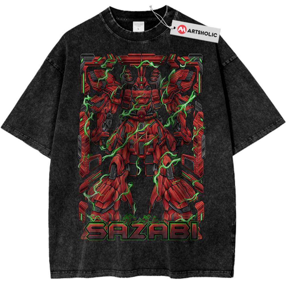 MSN-04 Sazabi Shirt, The Gundam Shirt, Anime Shirt, Vintage T-Shirt