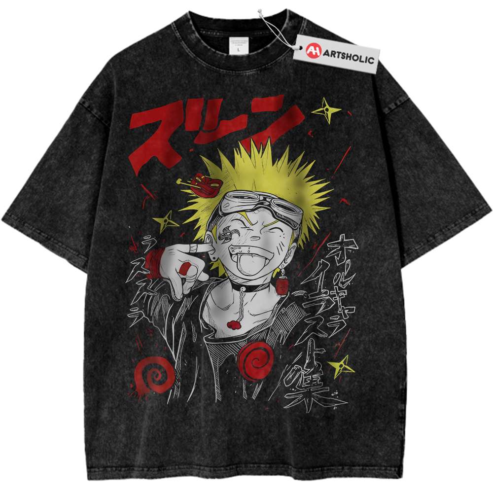 Naruto Uzumaki, Anime Shirt, Vintage Tee