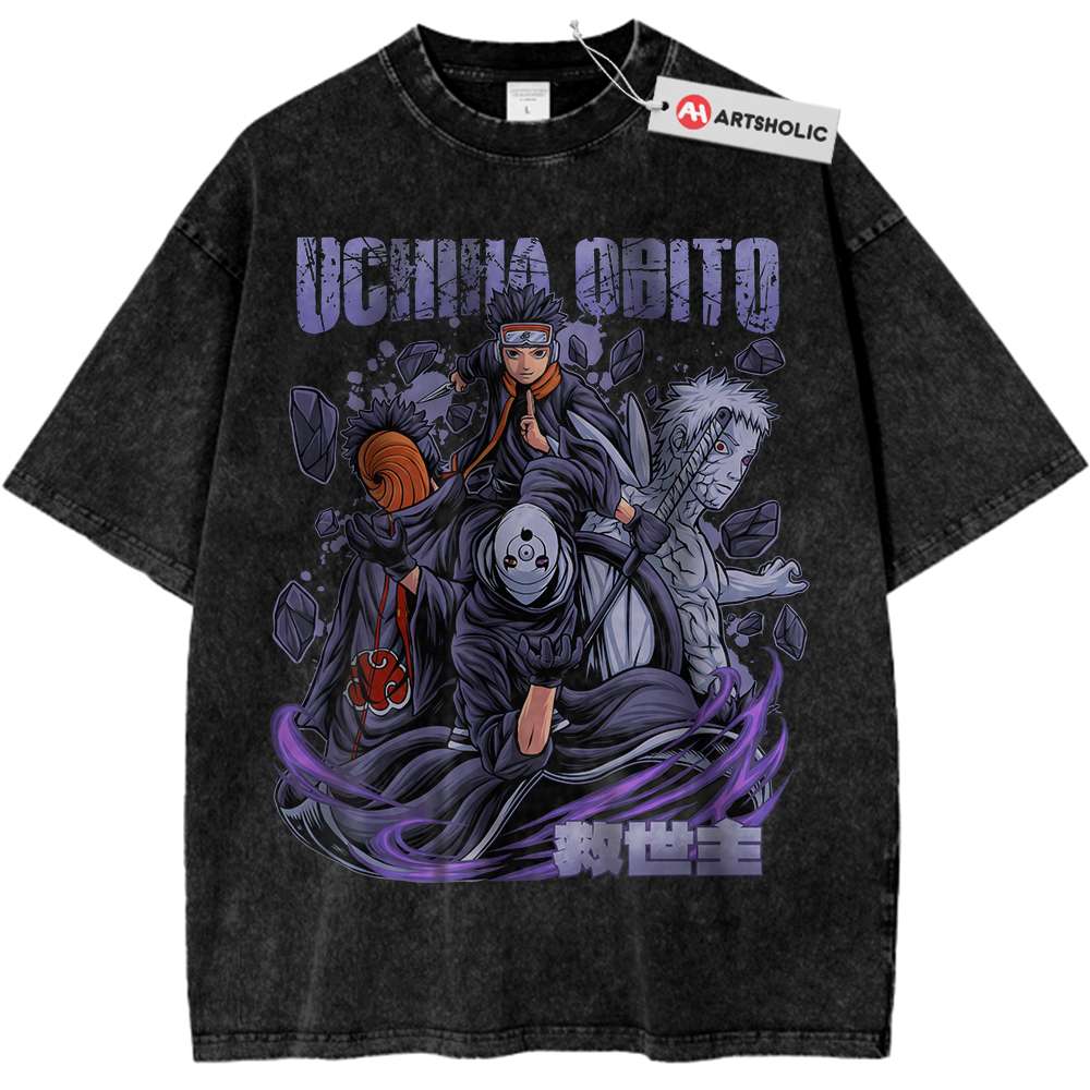 Obito Uchiha Shirt, Naruto Shirt, Anime Shirt, Vintage Tee