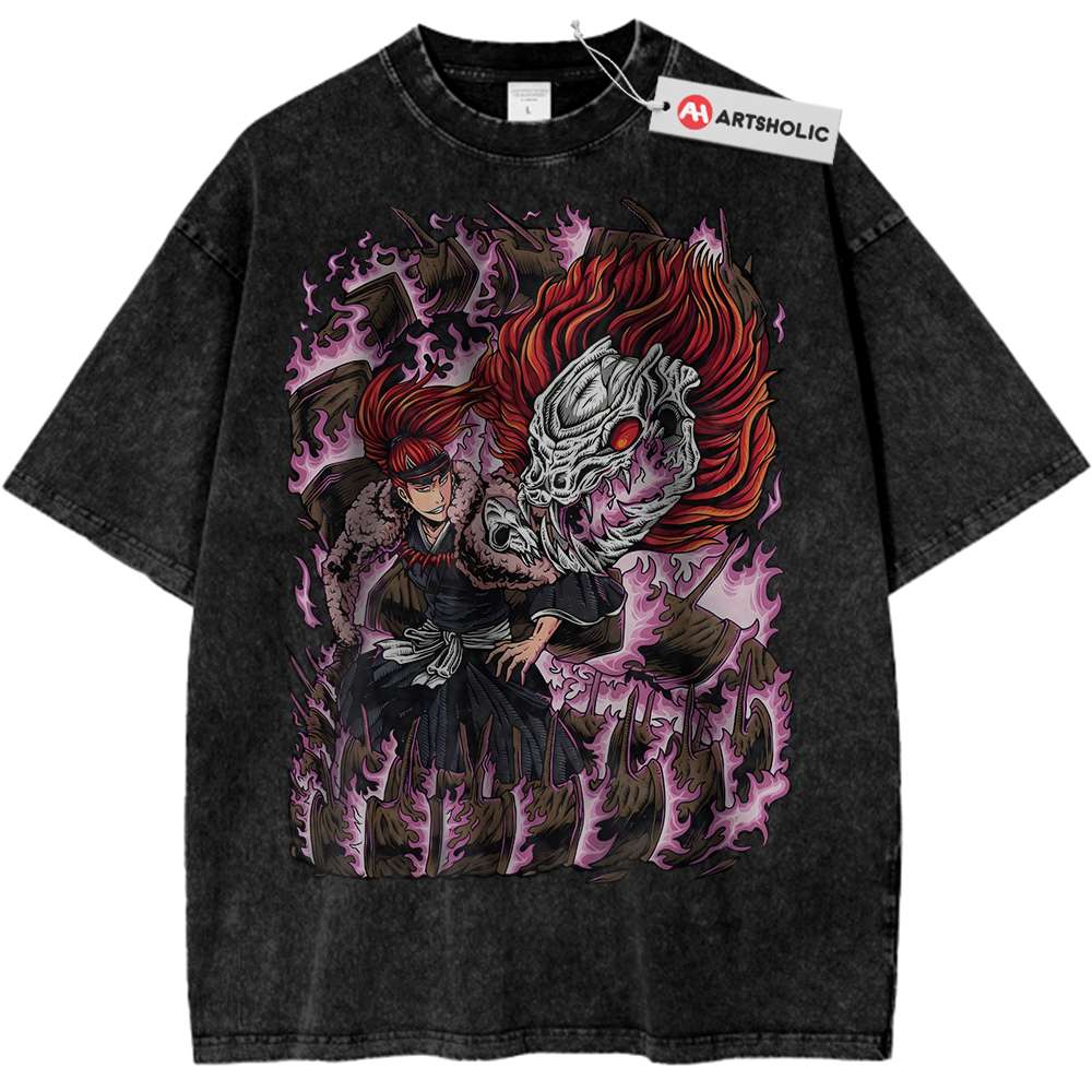 Renji Abarai Shirt, Bleach Shirt, Anime Shirt, Vintage Tee