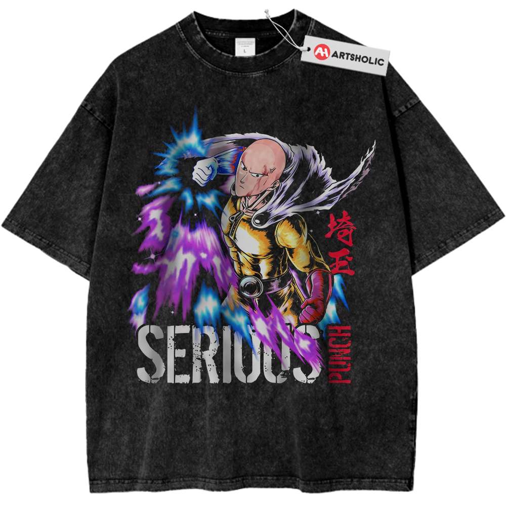 Saitama Shirt, One Punch Man Shirt, Anime Shirt, Vintage T-Shirt