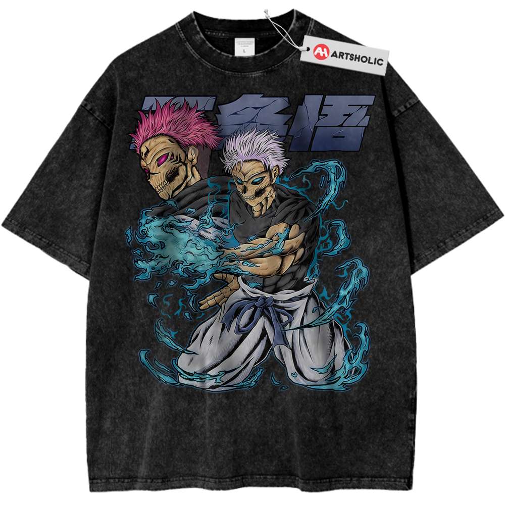 Satoru Gojo Shirt, Sukuna Shirt, Jujutsu Kaisen Shirt, Anime Shirt, Vintage Tee