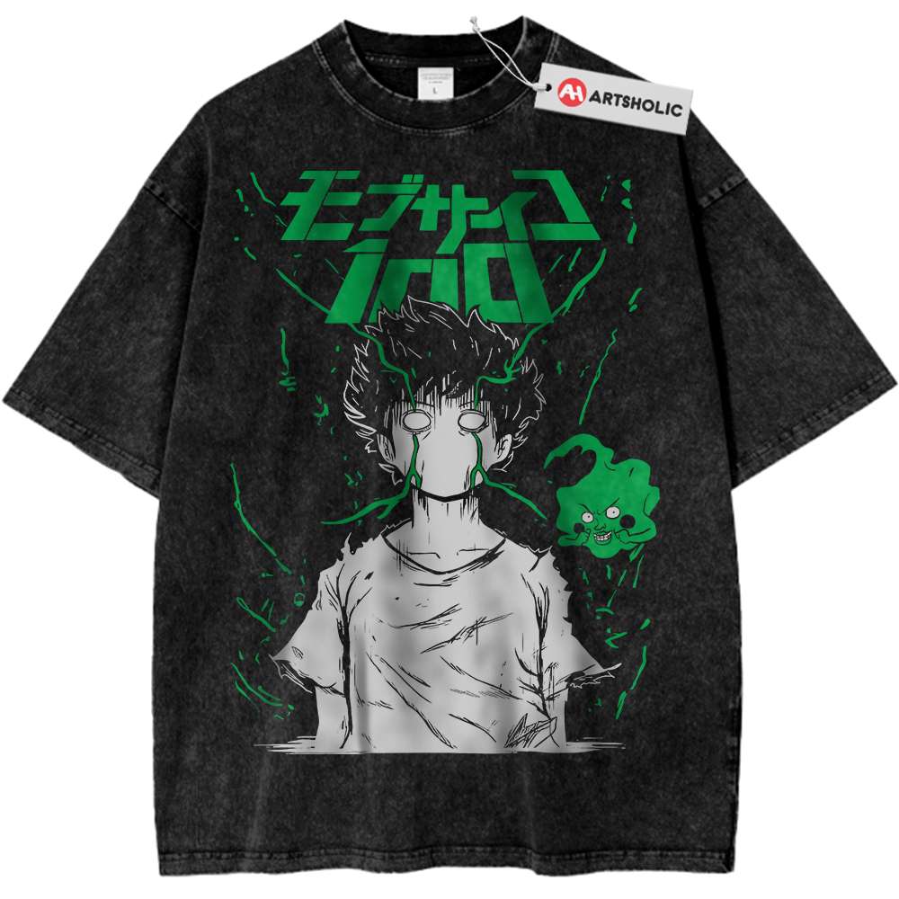 Shigeo Kageyama Shirt, Mob Psycho 100 Shirt, Anime Shirt, Vintage T-Shirt