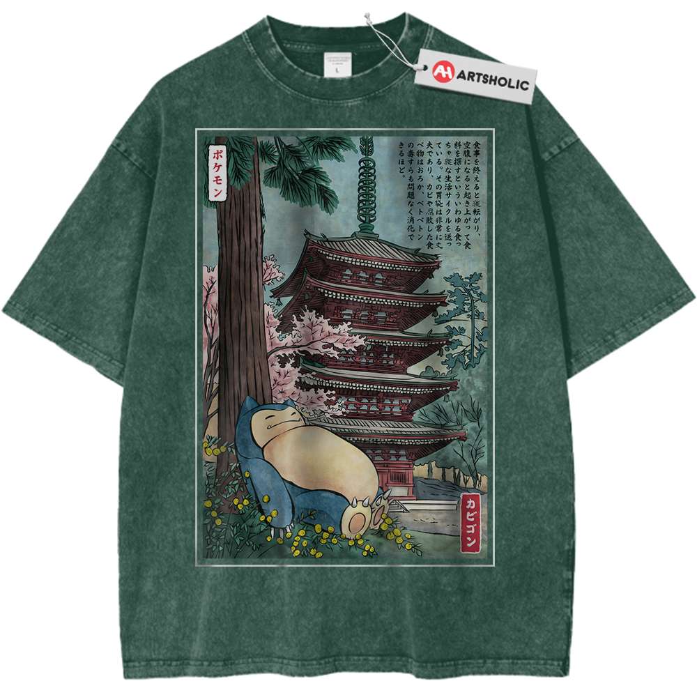 Snorlax Shirt, Pokemon Shirt, Anime Shirt, Vintage Tee Snorlax Shirt, Pokemon Shirt, Anime Shirt, Vintage Tee