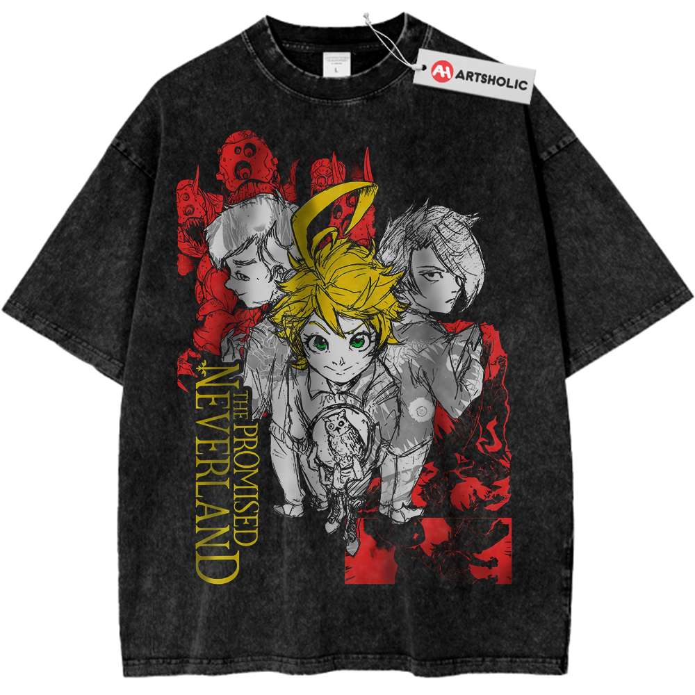 The Promised Neverland Shirt, Anime Shirt, Vintage T-Shirt