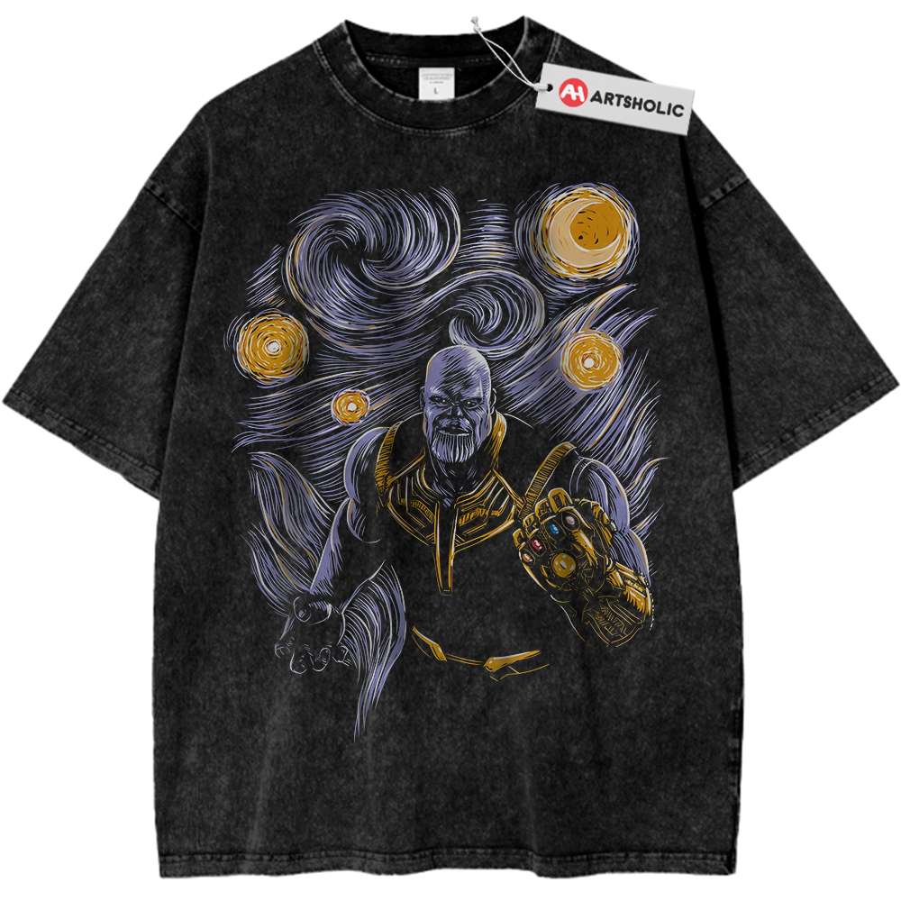 Van Gogh Thanos Shirt, Marvel Comics Shirt, Vintage T-Shirt