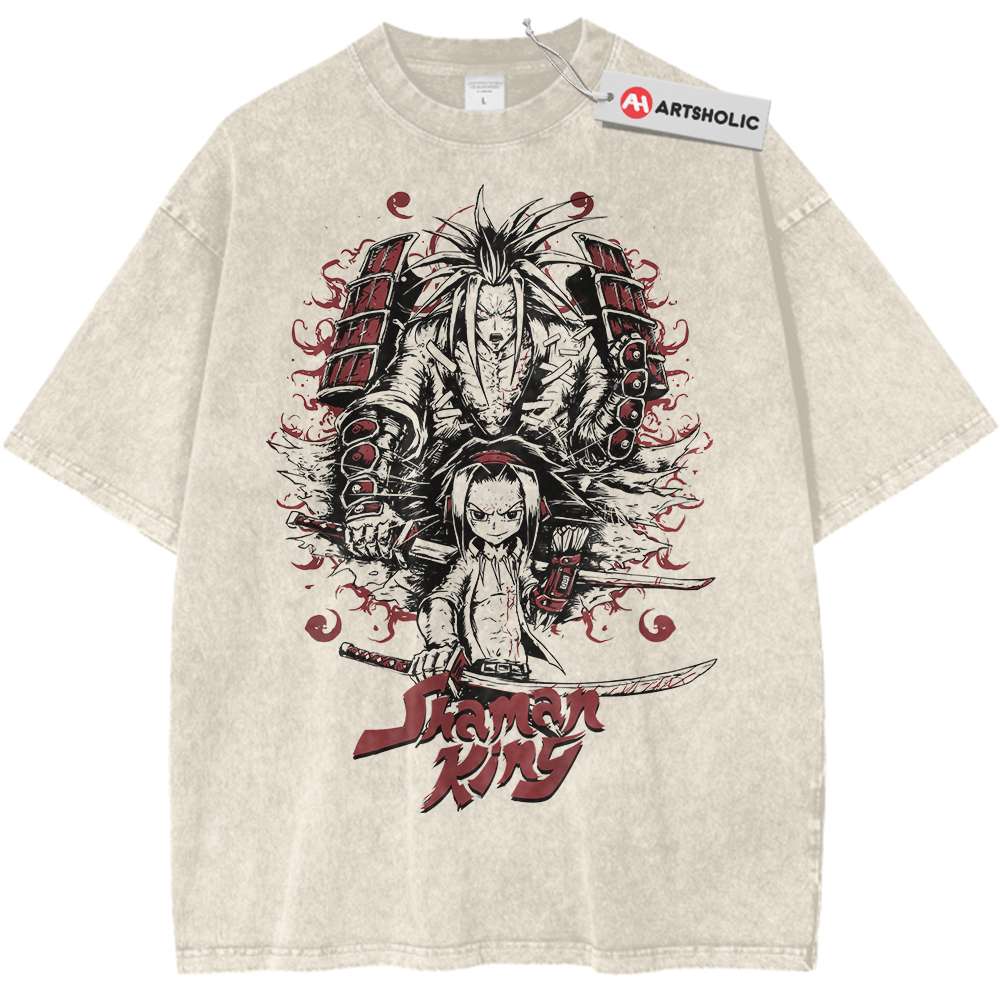 Yoh Asakura Shirt, Amidamaru Shirt, Shaman King Shirt, Anime Shirt, Vintage Tee