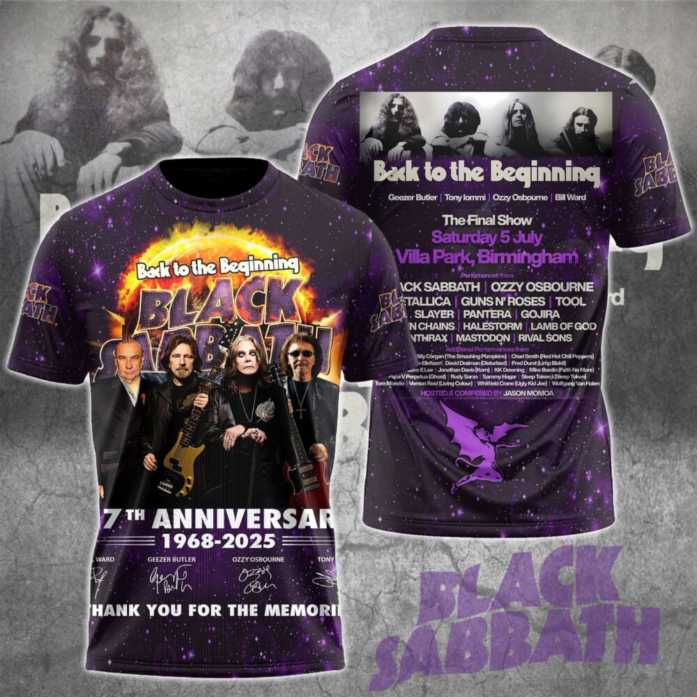 Black Sabbath X Ozzy Osbourne 3D T-Shirt, Sweatshirt, Hoodie